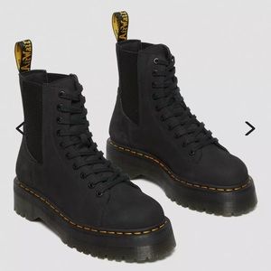 Dr. Martens Jadon Nubuck Leather Platform Boots